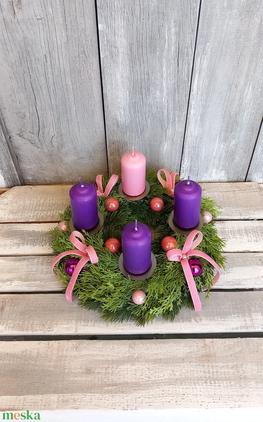 Advent Hagyománya- Adventi Koszorú - karácsony - adventi díszek - adventi koszorú - Meska.hu