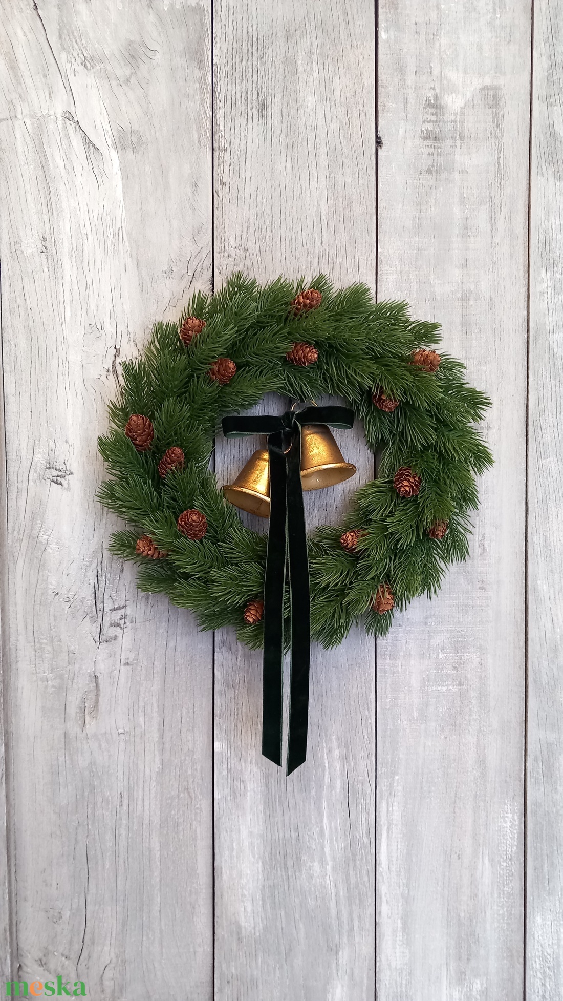 Csengőszó- Karácsonyi Kopogtató/Téli Kopogtató /Téli Ajtódísz/Karácsonyi Ajtódísz/Falidísz/ - karácsony - karácsonyi lakásdekoráció - karácsonyi ajtódíszek - Meska.hu