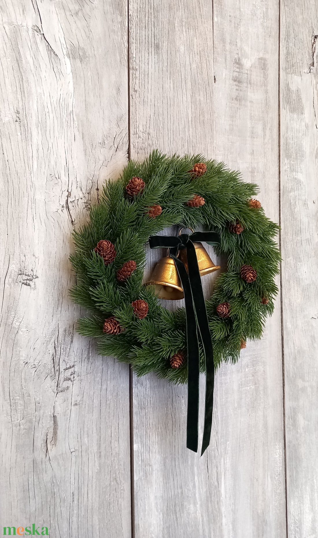 Csengőszó- Karácsonyi Kopogtató/Téli Kopogtató /Téli Ajtódísz/Karácsonyi Ajtódísz/Falidísz/ - karácsony - karácsonyi lakásdekoráció - karácsonyi ajtódíszek - Meska.hu