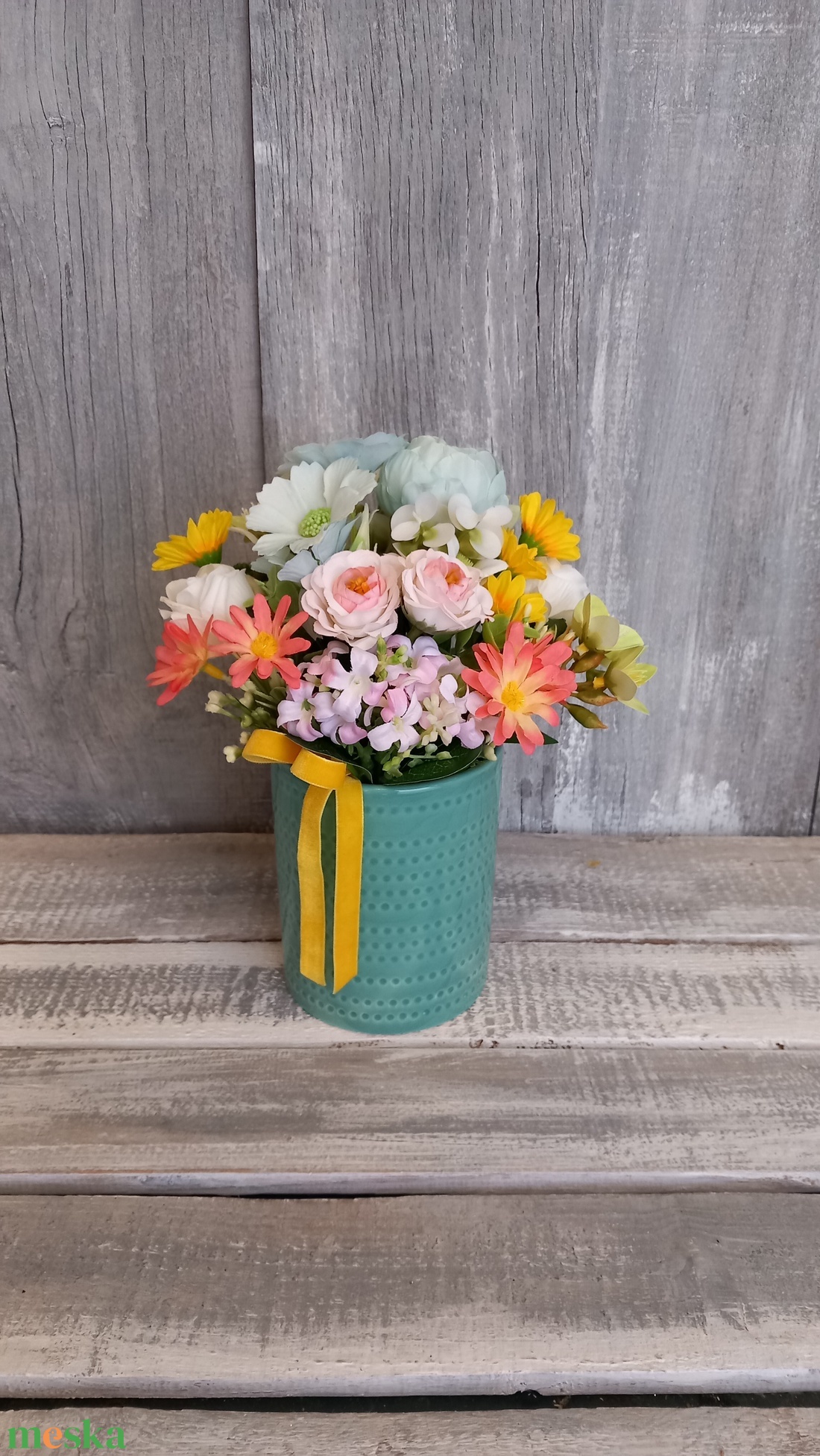  Üde Virágok  - Tavaszi Asztaldísz/Virágos Asztaldísz - otthon & életmód - dekoráció - asztal és polc dekoráció - asztaldísz - Meska.hu