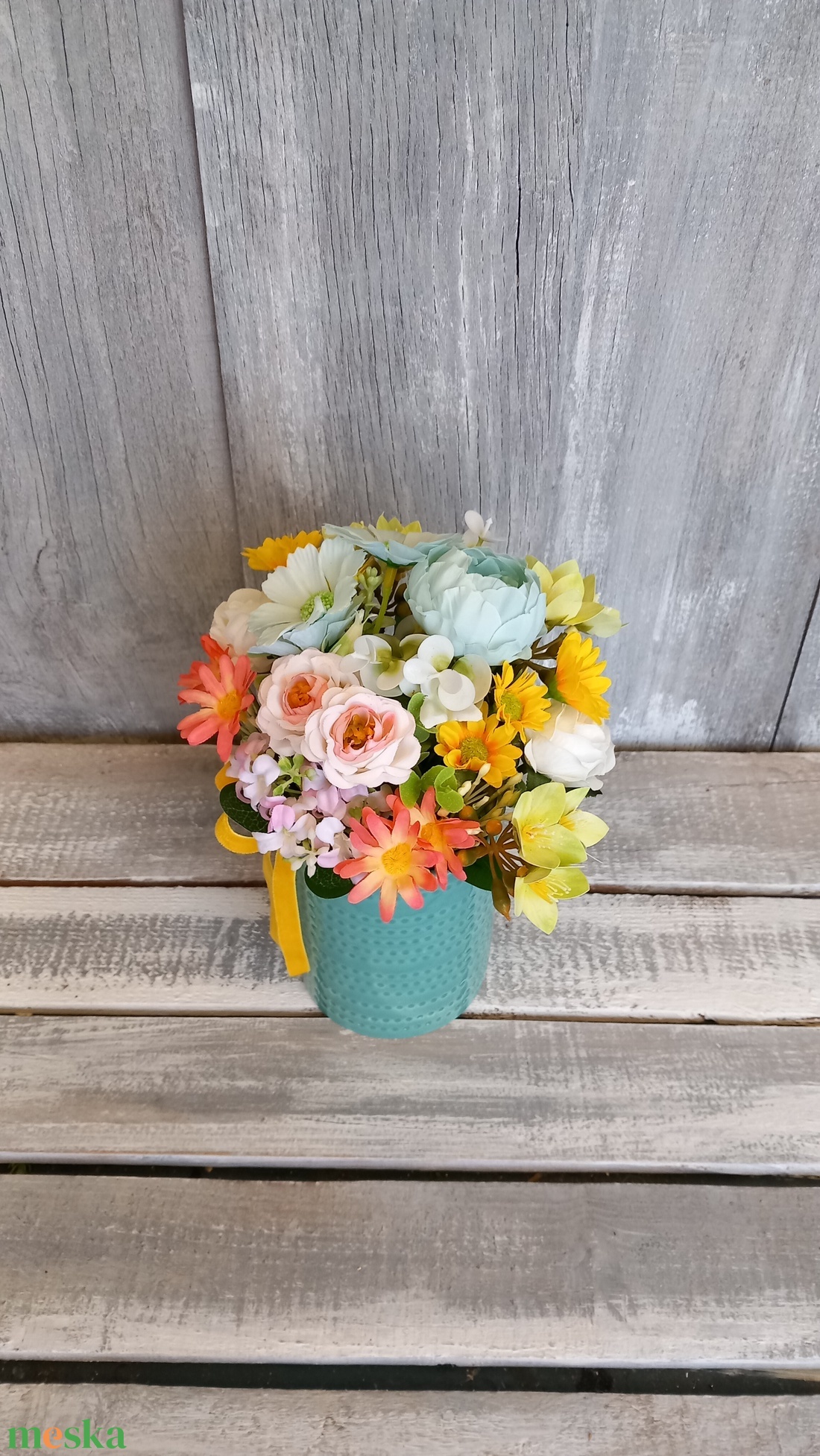  Üde Virágok  - Tavaszi Asztaldísz/Virágos Asztaldísz - otthon & életmód - dekoráció - asztal és polc dekoráció - asztaldísz - Meska.hu