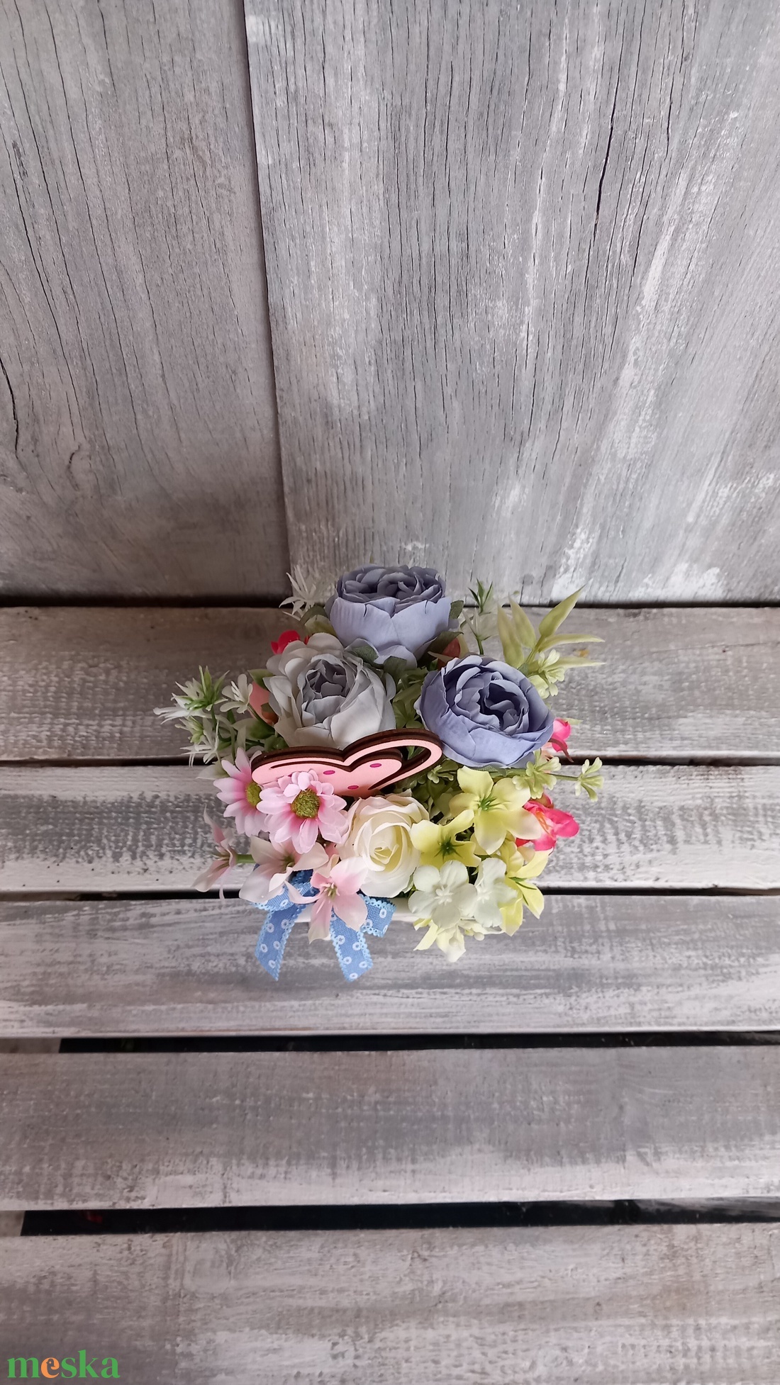  Kedves Virágok  - Tavaszi Asztaldísz/Virágos Asztaldísz/Köszöntő Virágdísz - otthon & életmód - dekoráció - asztal és polc dekoráció - asztaldísz - Meska.hu