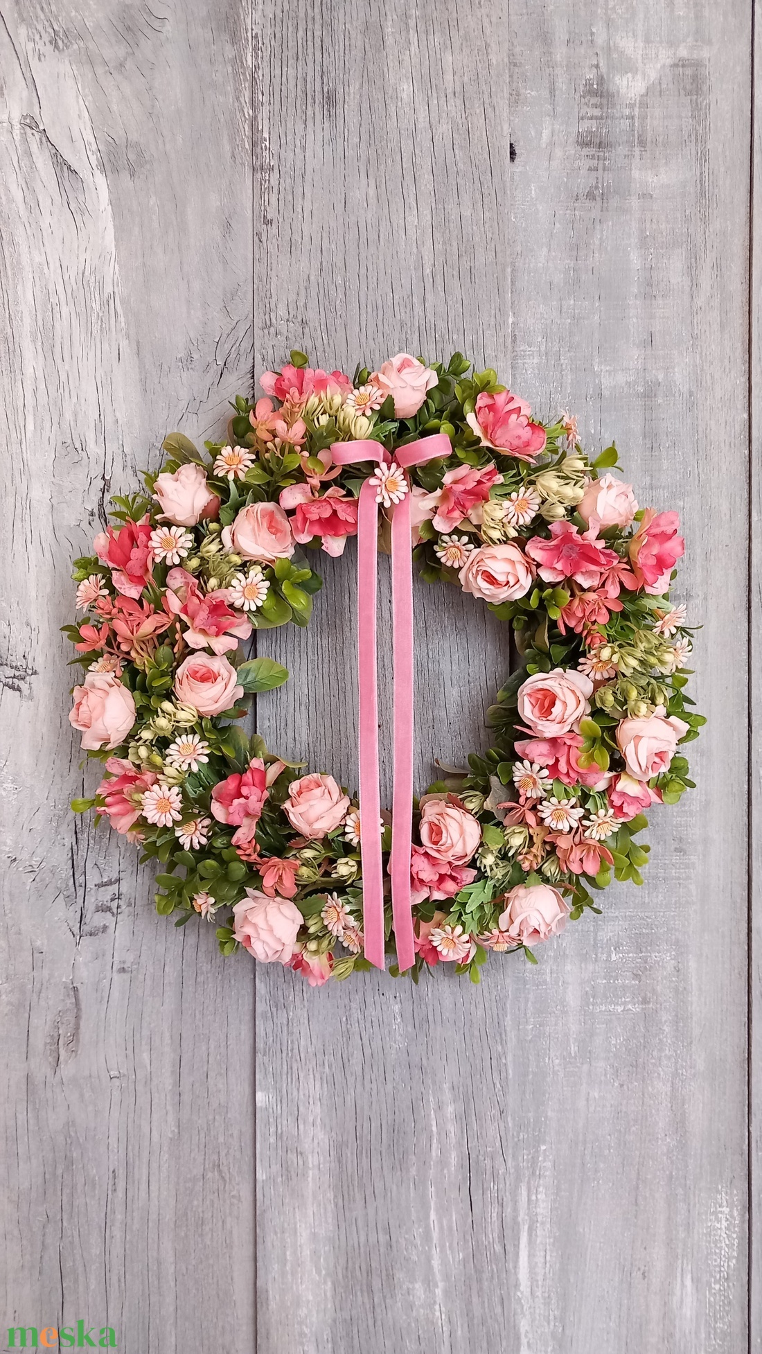 CsodaVirágok- Virágos Kopogtató/ Tavaszi Kopogtató /Nyári Ajtódísz/Ajtódísz /Falidísz/Koszorú - otthon & életmód - dekoráció - ajtó- és ablak dekoráció - ajtódísz & kopogtató - Meska.hu