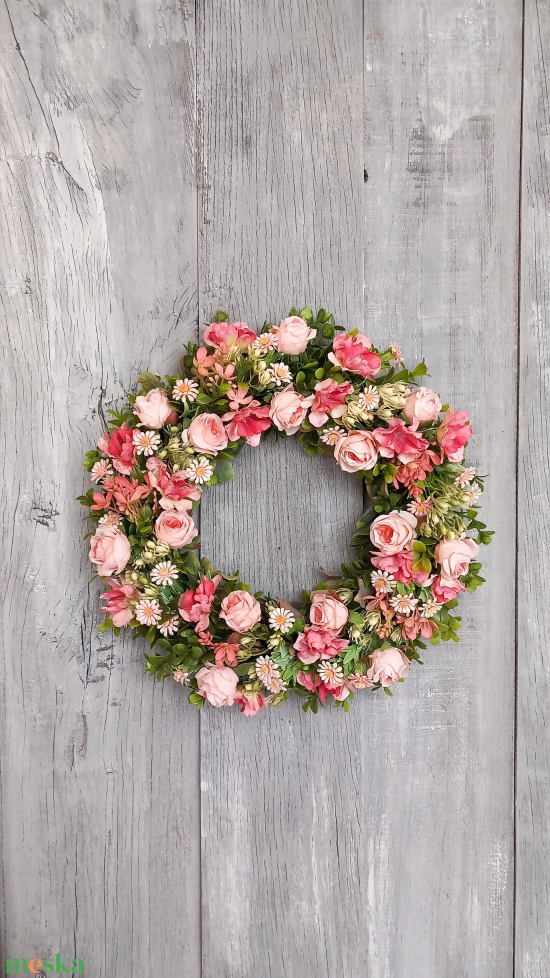 CsodaVirágok- Virágos Kopogtató/ Tavaszi Kopogtató /Nyári Ajtódísz/Ajtódísz /Falidísz/Koszorú - otthon & életmód - dekoráció - ajtó- és ablak dekoráció - ajtódísz & kopogtató - Meska.hu