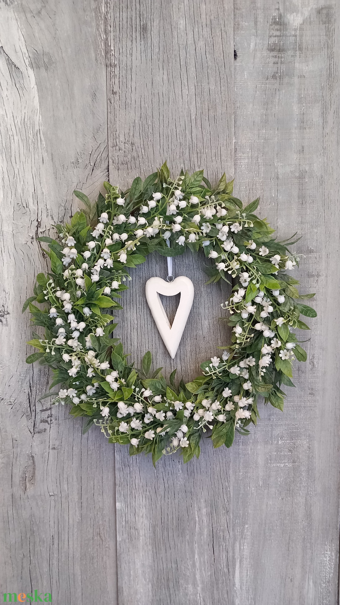 Gyöngyvirágos Gyöngyszem- Virágos Kopogtató/Tavaszi Kopogtató/Tavaszi Ajtódísz/Ajtódísz/Falidísz/Koszorú - otthon & életmód - dekoráció - ajtó- és ablak dekoráció - ajtódísz & kopogtató - Meska.hu