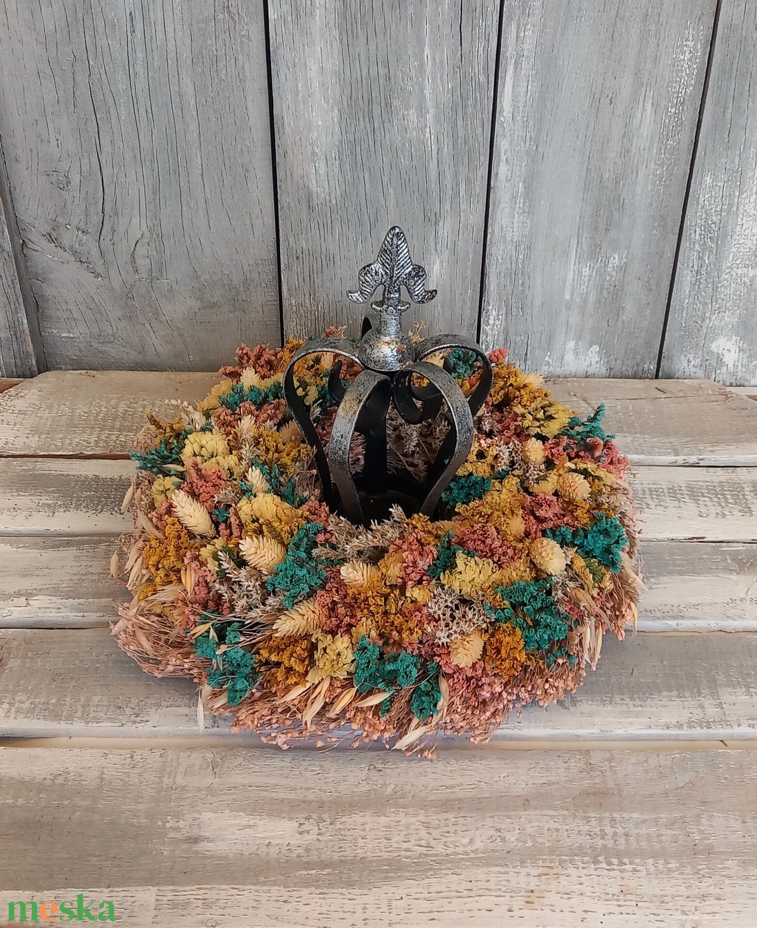 Szárazvirág Szerelem- Szárazvirág Ajtódísz/Tavaszi Ajtódísz/Szárazvirág Kopogtató/Nyári Ajtódísz/Falidísz/Koszorú - otthon & életmód - dekoráció - ajtó- és ablak dekoráció - ajtódísz & kopogtató - Meska.hu