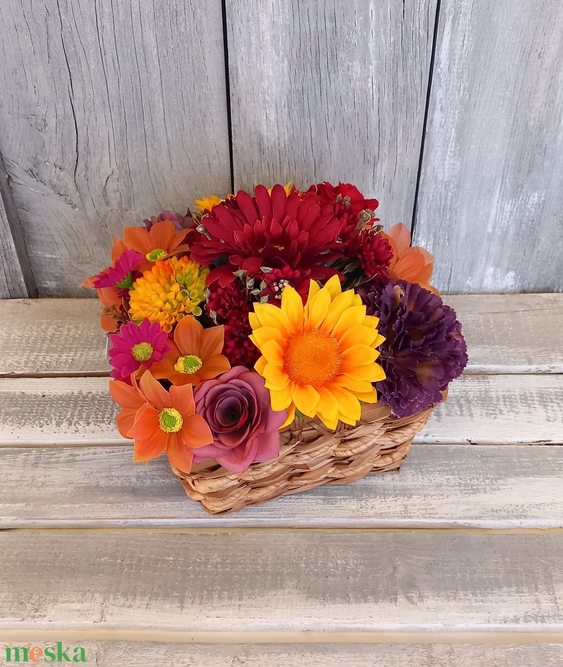 Energia - Nyári Asztaldísz/Virágos Asztaldísz/Köszöntő Asztaldísz/Virágdekoráció/Asztaldísz - otthon & életmód - virágdekoráció - virágdíszek - asztali virágdísz - Meska.hu