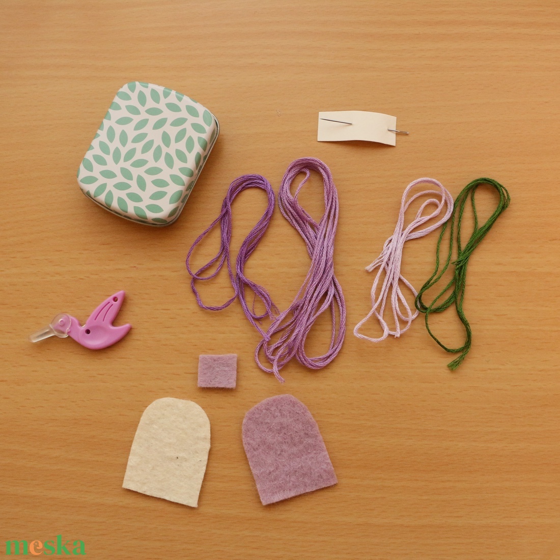 Hímzés Elvitelre: Levendulás Teafilter Kit - diy (csináld magad) - egységcsomag - Meska.hu