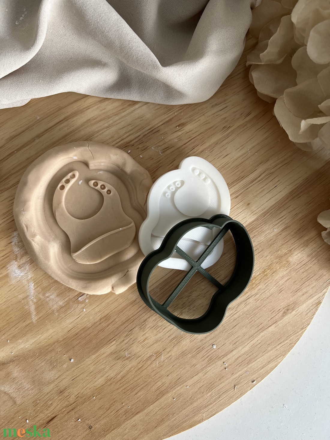 3D fondant forma és kiszúró - Babaelőke - otthon & életmód - konyhafelszerelés, tálalás - sütés, főzés - sütikiszúró - Meska.hu