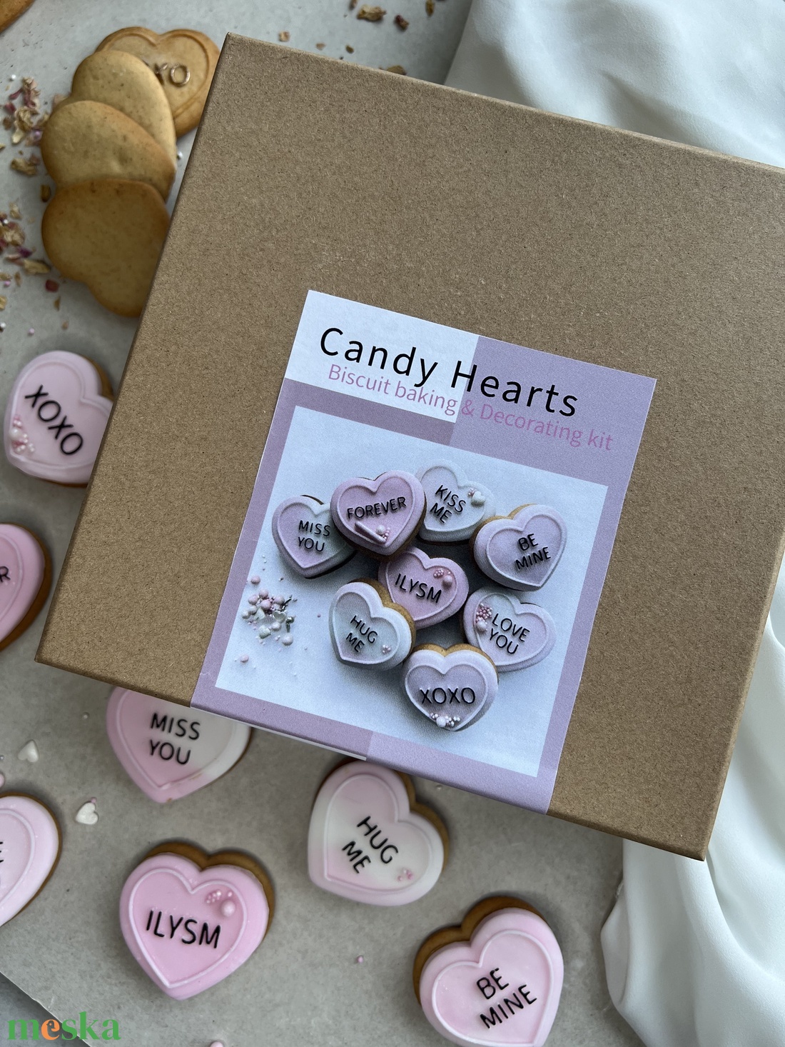 DIY Mézeskalács díszítő doboz -Candy Hearts - sütikiszúróval - diy (csináld magad) - egységcsomag - Meska.hu DIY Mézeskalács díszítő doboz -Candy Hearts - sütikiszúróval - diy (csináld magad) - egységcsomag - Meska.hu