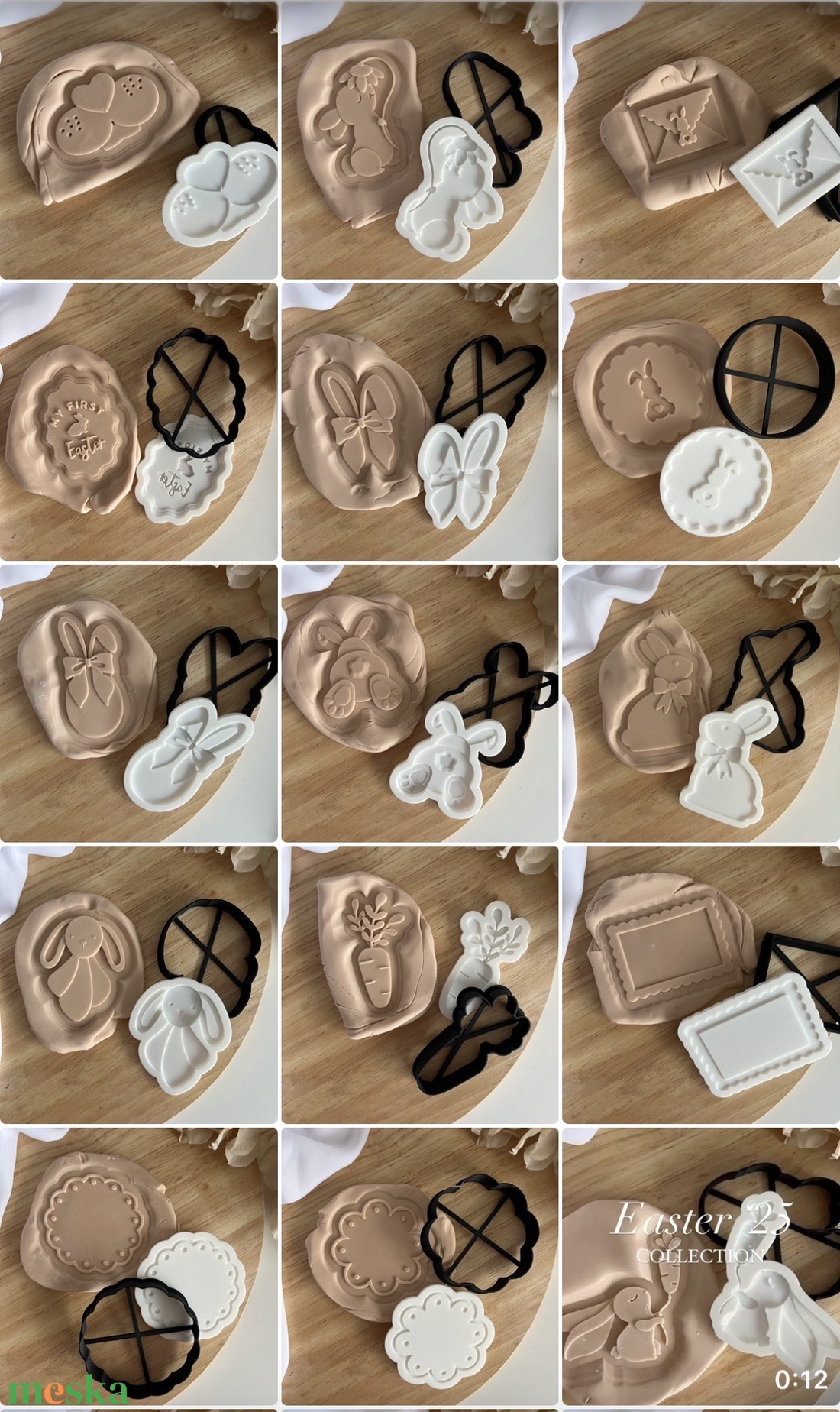Húsvéti sütikiszúró, kekszforma, fondant pecsét - ünnepi díszek, dekorációk - húsvéti díszek és dekorációk - húsvéti sütikiszúró - Meska.hu