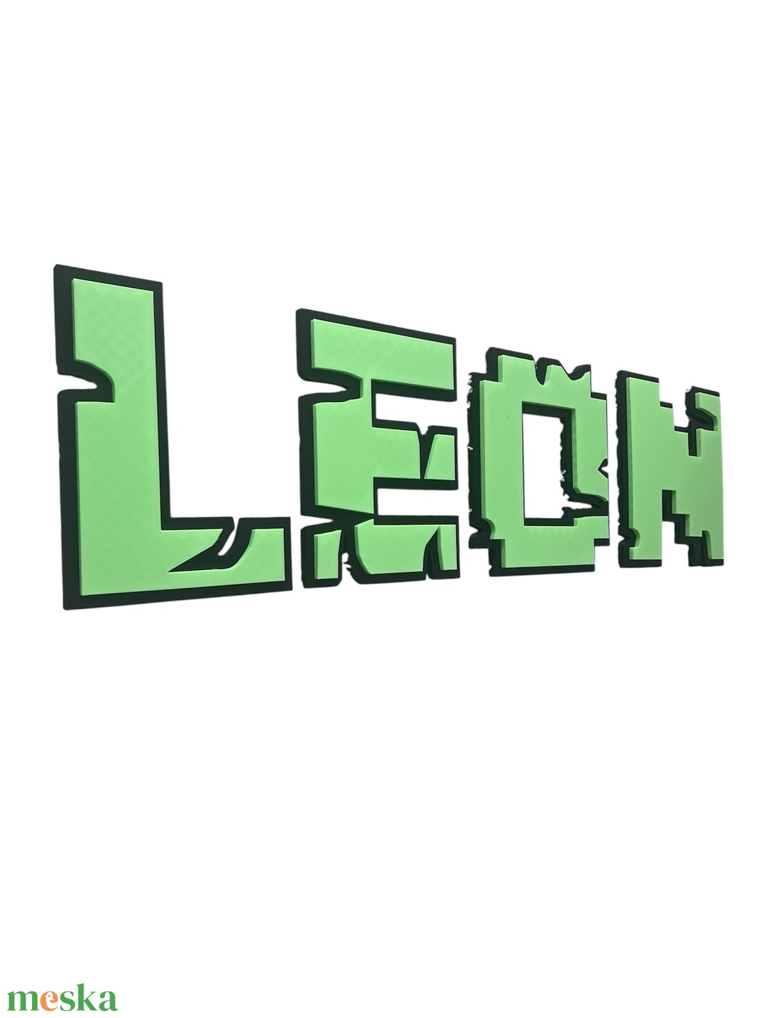 Gyerekszoba név tábla - Minecraft - Sötétben világít - baba - mama - babaszoba dekoráció - gyerek névtábla - Meska.hu