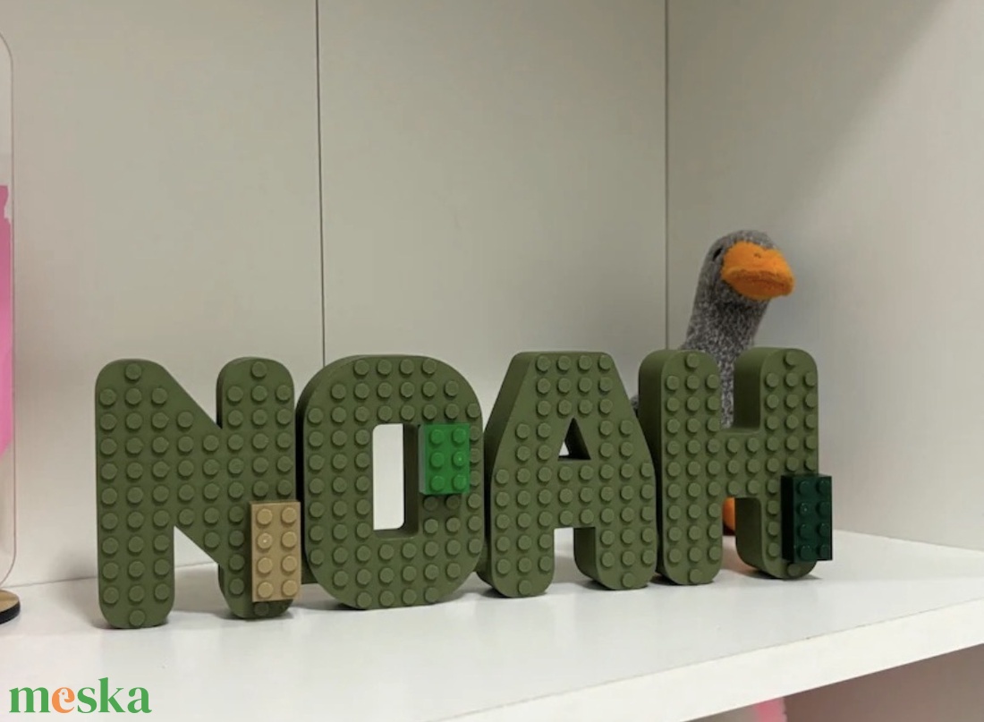 LEGO név - baba - mama - babaszoba dekoráció - gyerek névtábla - Meska.hu