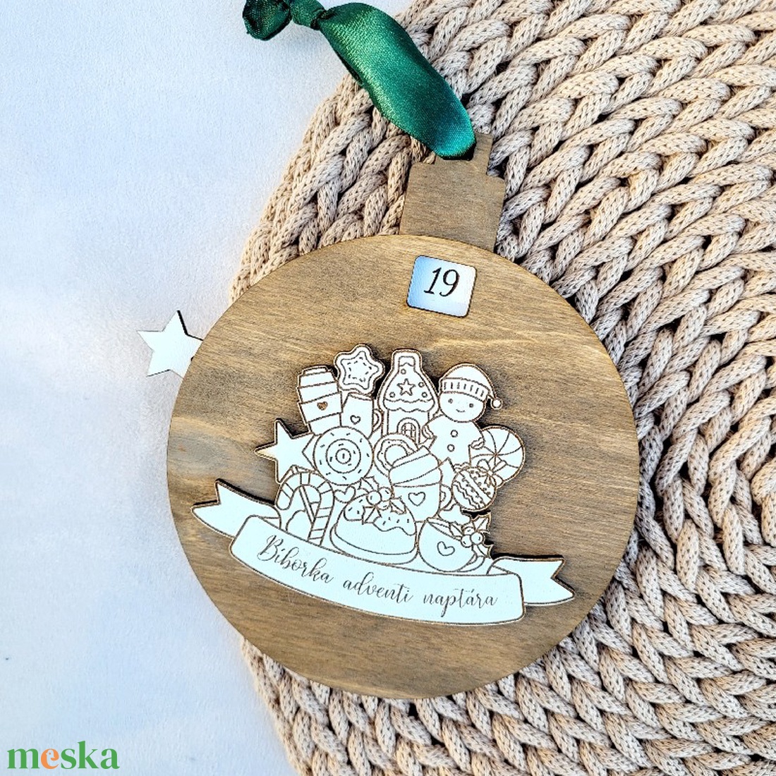 Adventi naptár, karácsonyi visszaszámláló - karácsony - adventi díszek - adventi naptár - Meska.hu