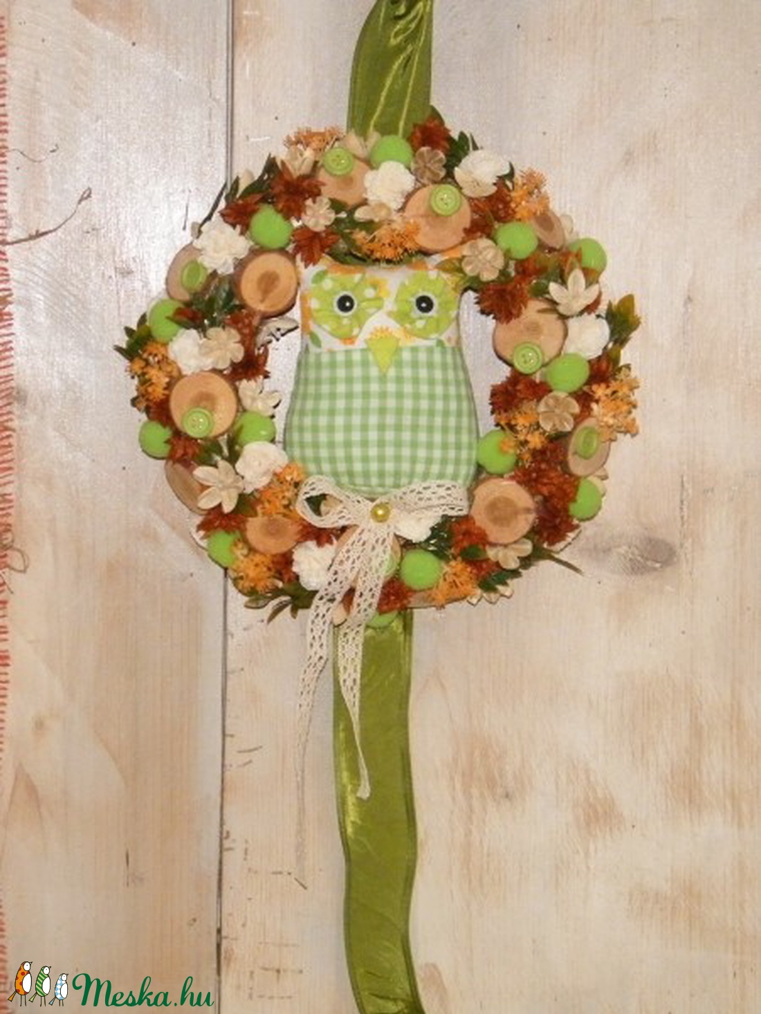 Baglyos ajtódísz -  - Meska.hu