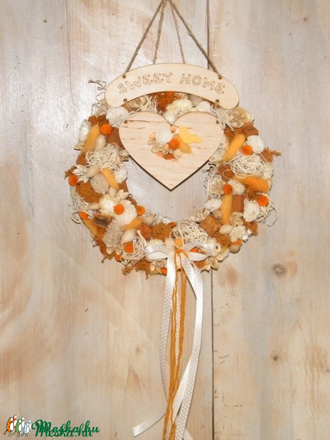 Szíves ajtódísz -  - Meska.hu