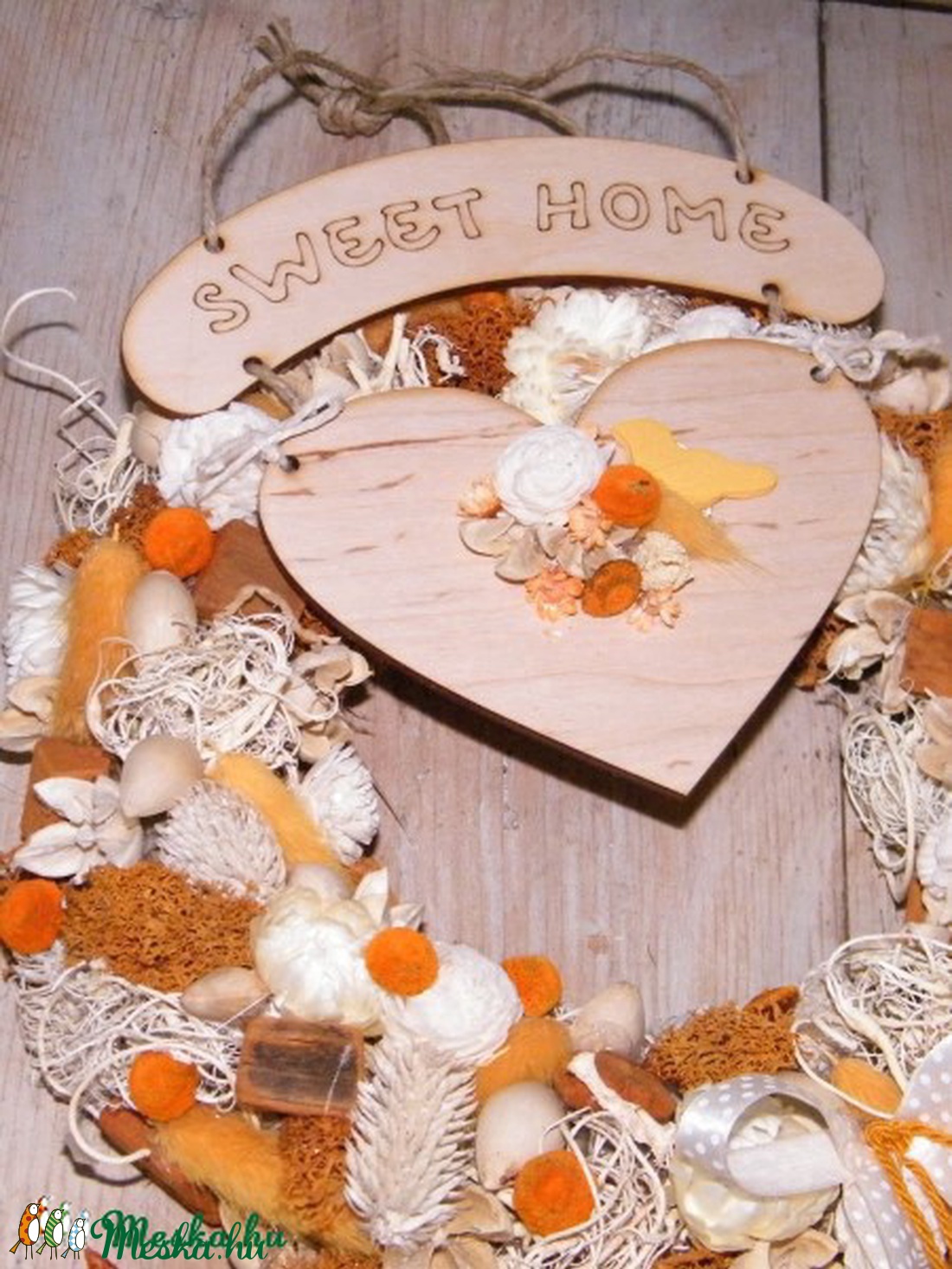 Szíves ajtódísz -  - Meska.hu