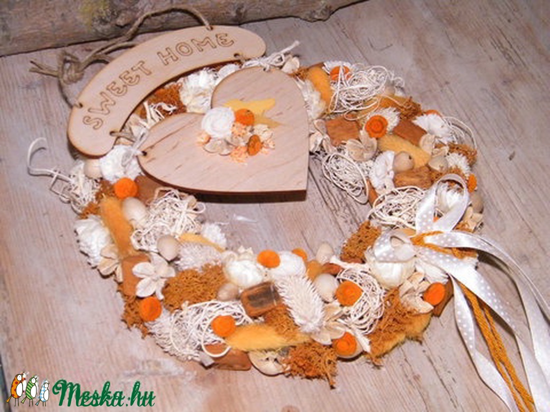 Szíves ajtódísz -  - Meska.hu