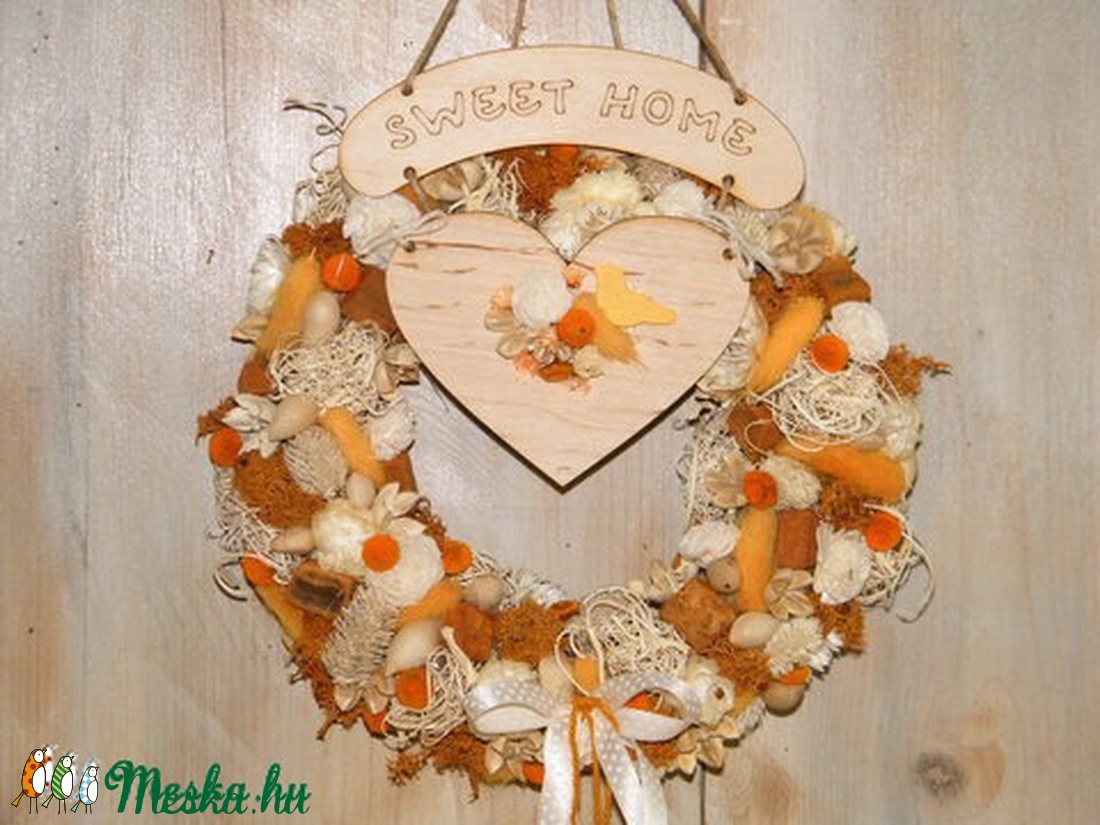 Szíves ajtódísz -  - Meska.hu