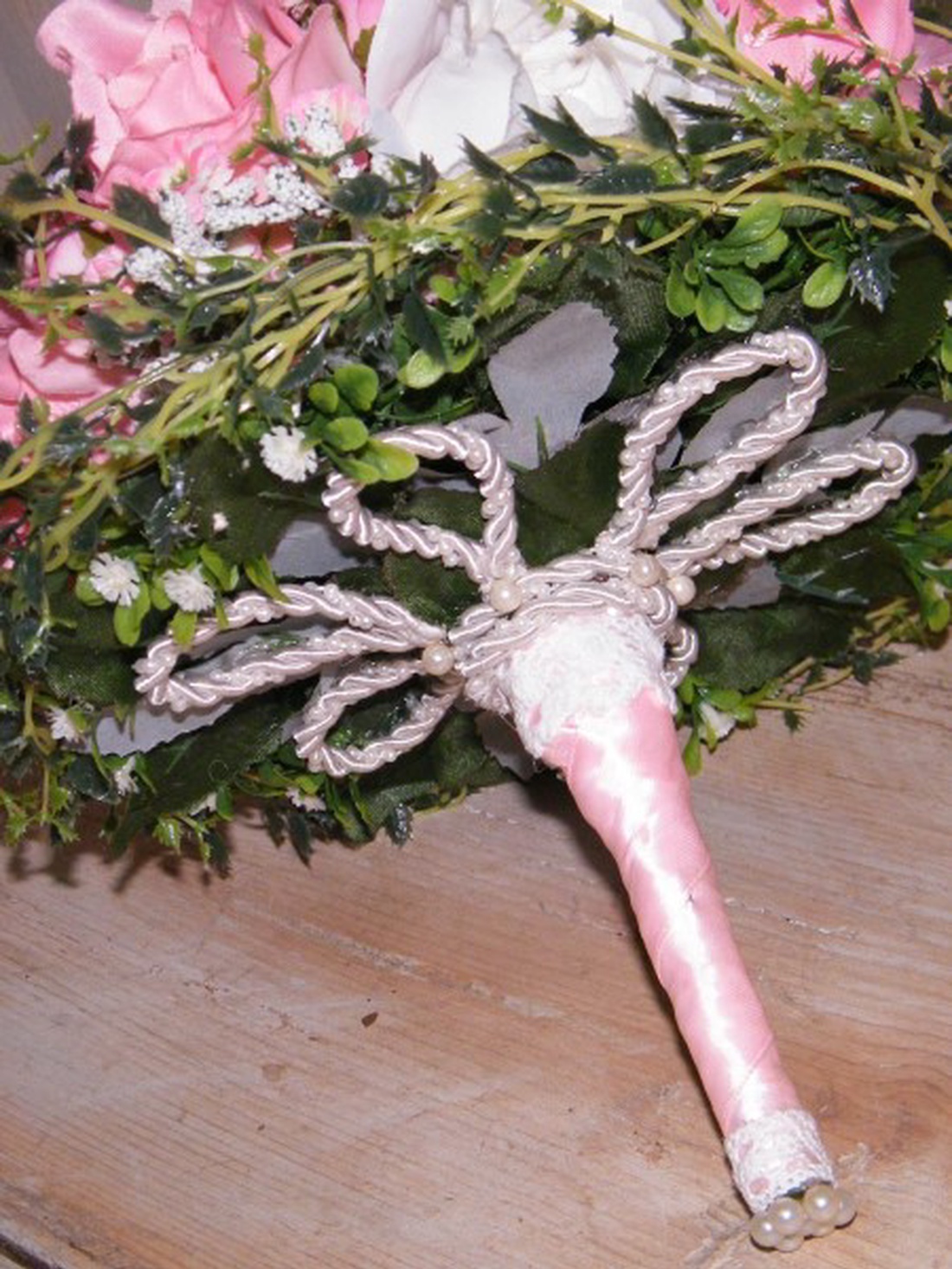 Csipkerózsa menyasszonyi csokor -  - Meska.hu