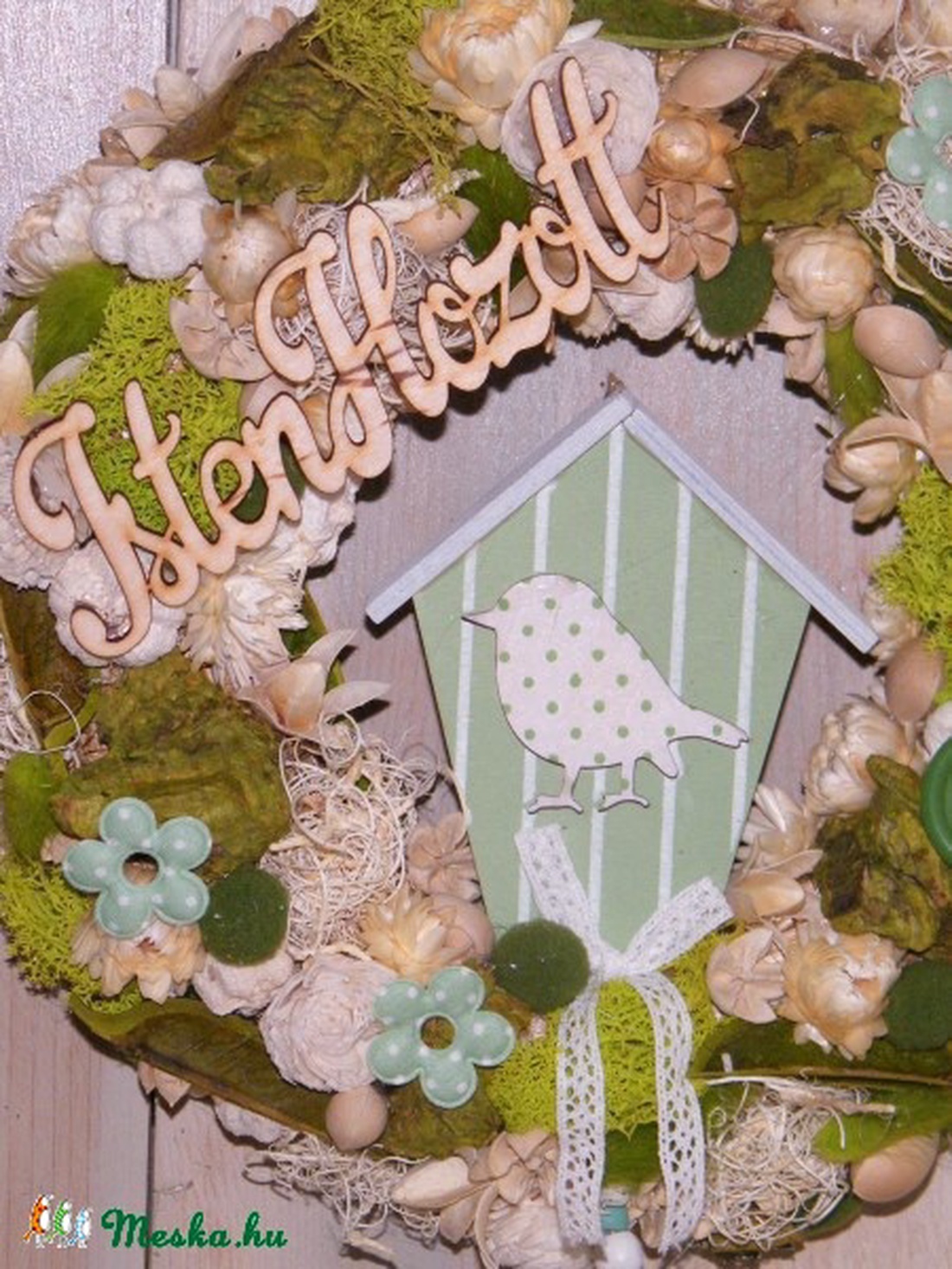 Rusztikus, vintázs ajtódísz -  - Meska.hu