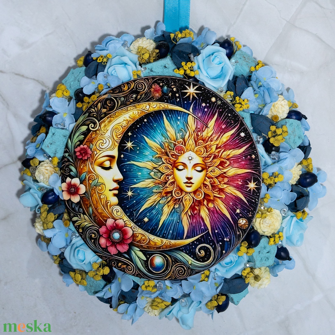 Nap�Hold Harmónia � párkapcsolatot erősítő ajtódísz - otthon & életmód - dekoráció - ajtó- és ablak dekoráció - ajtódísz & kopogtató - Meska.hu