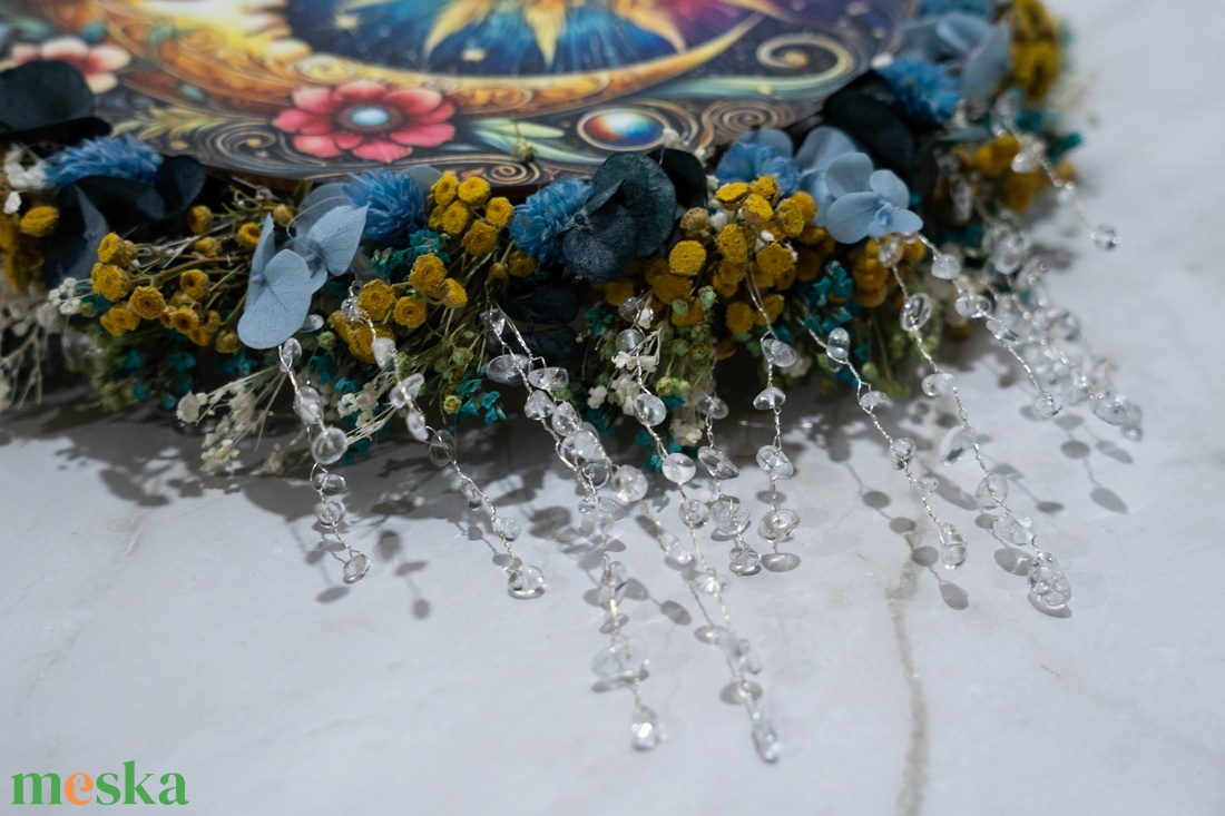 Nap�Hold Harmónia � kristályfényes ajtódísz - otthon & életmód - dekoráció - ajtó- és ablak dekoráció - ajtódísz & kopogtató - Meska.hu