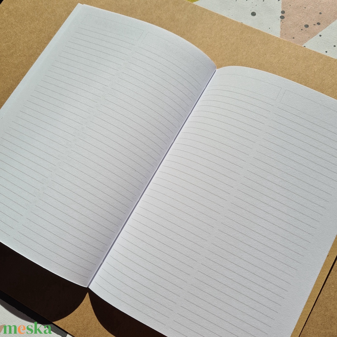 Mini határidőnapló / tervező füzet A6 méretben - újrahasznosított virágos borító - otthon & életmód - papír, írószer - jegyzetfüzet & napló - Meska.hu