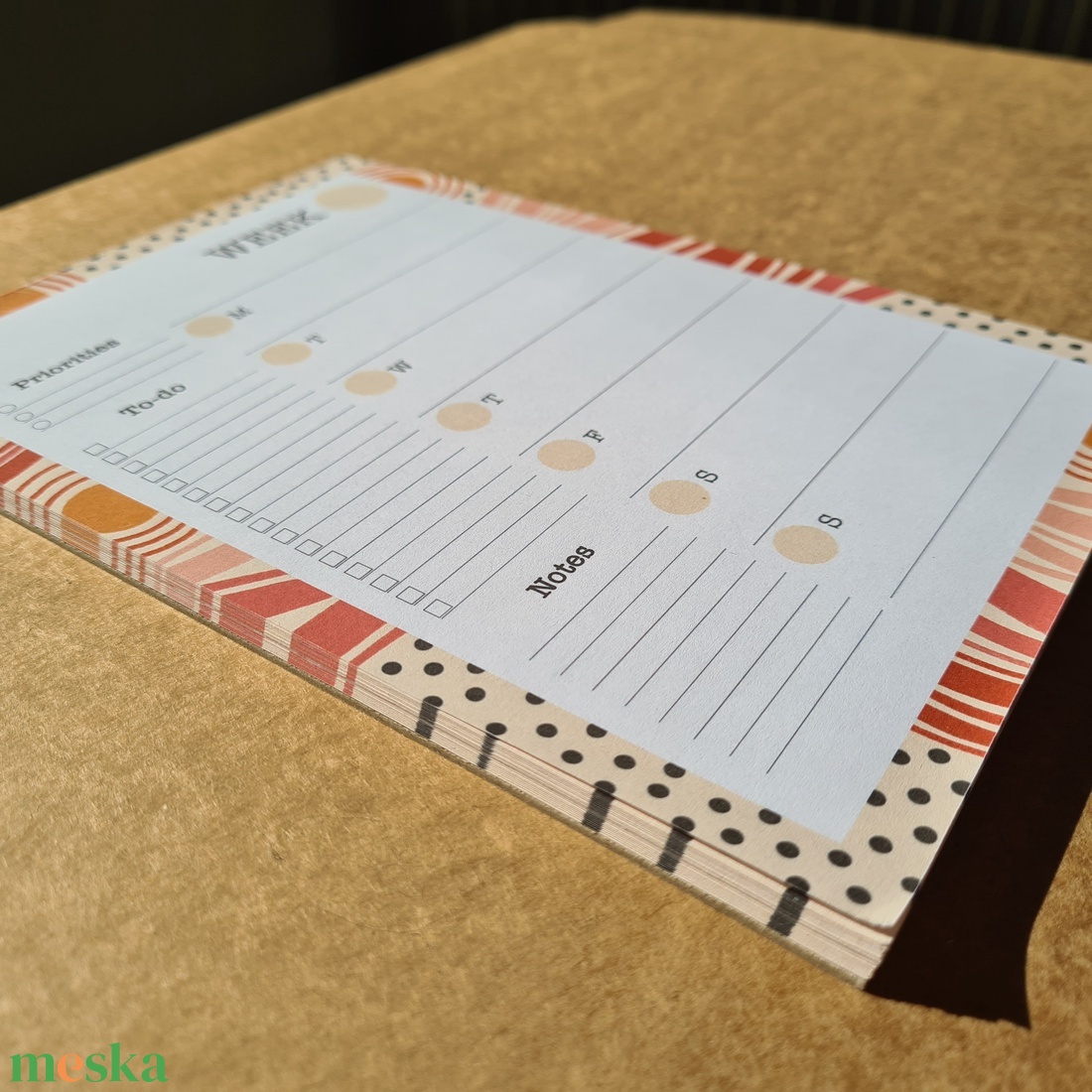 Angol nyelvű heti tervező jegyzettömb / Weekly Planner notepad - otthon & életmód - papír, írószer - jegyzetfüzet & napló - Meska.hu Angol nyelvű heti tervező jegyzettömb / Weekly Planner notepad - otthon & életmód - papír, írószer - jegyzetfüzet & napló - Meska.hu