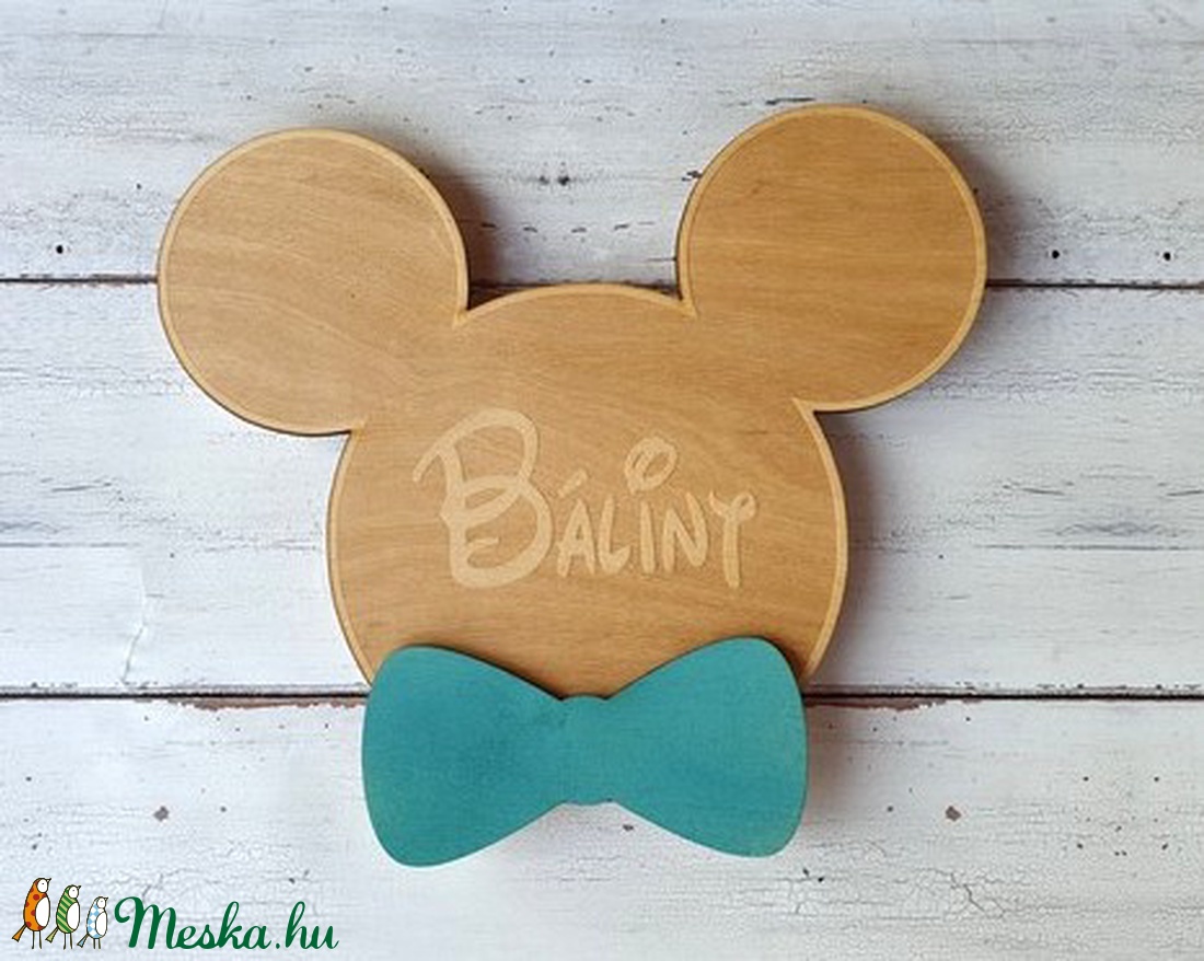 Mickey egér névtábla - - Meska.hu Mickey egér névtábla - - Meska.hu