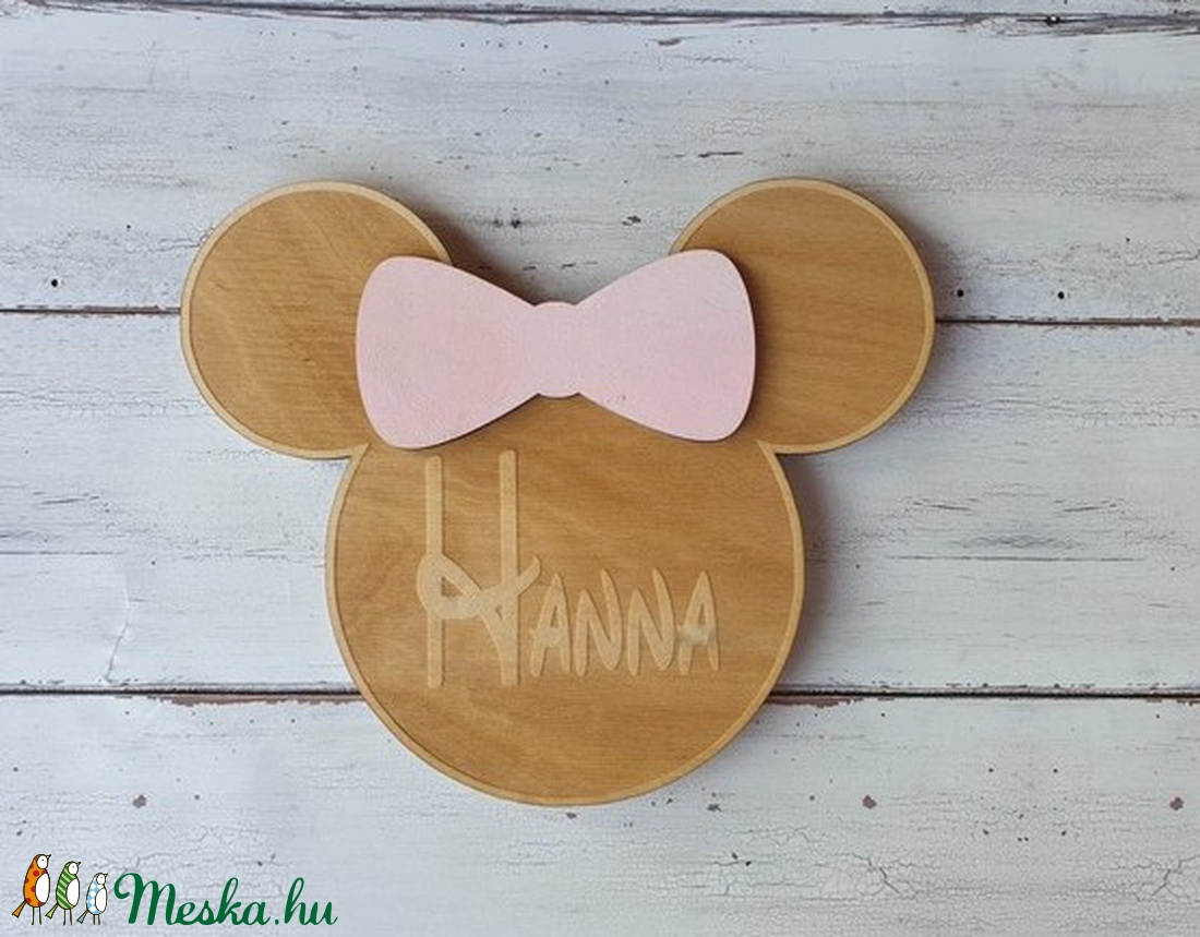 Minnie egér névtábla - - Meska.hu Minnie egér névtábla - - Meska.hu