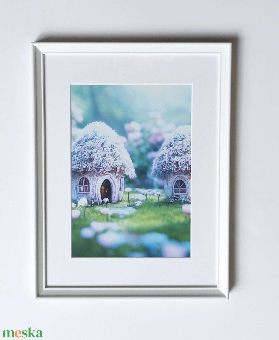 Keretes festmény tündérházakkal 32 x 42 cm - művészet - festmény - festmény vegyes technika - Meska.hu Keretes festmény tündérházakkal 32 x 42 cm - művészet - festmény - festmény vegyes technika - Meska.hu