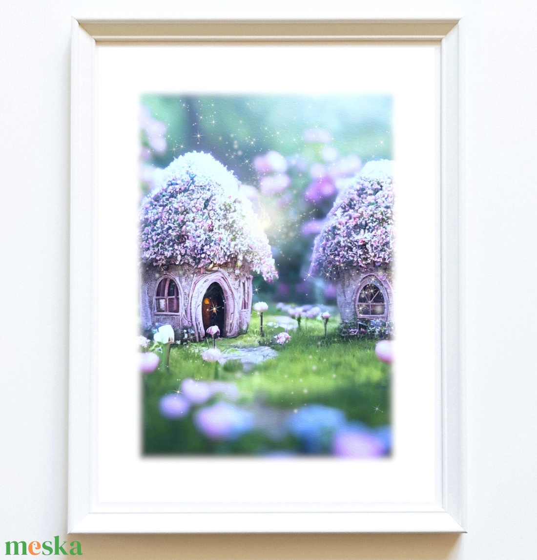 Keretes festmény tündérházakkal 32 x 42 cm - művészet - festmény - festmény vegyes technika - Meska.hu Keretes festmény tündérházakkal 32 x 42 cm - művészet - festmény - festmény vegyes technika - Meska.hu