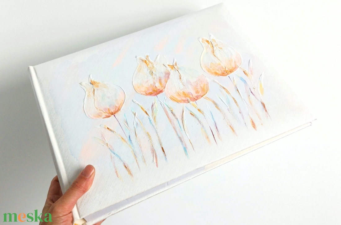 Fotóalbum tulipánokkal 33x25 cm - otthon & életmód - papír, írószer - album & fotóalbum - Meska.hu Fotóalbum tulipánokkal 33x25 cm - otthon & életmód - papír, írószer - album & fotóalbum - Meska.hu