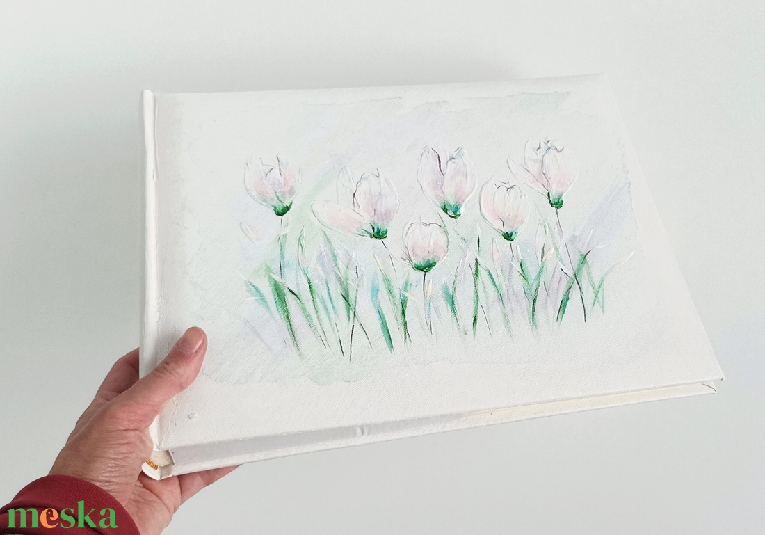 Fotóalbum liliomokkal 33x25 cm - otthon & életmód - papír, írószer - album & fotóalbum - Meska.hu