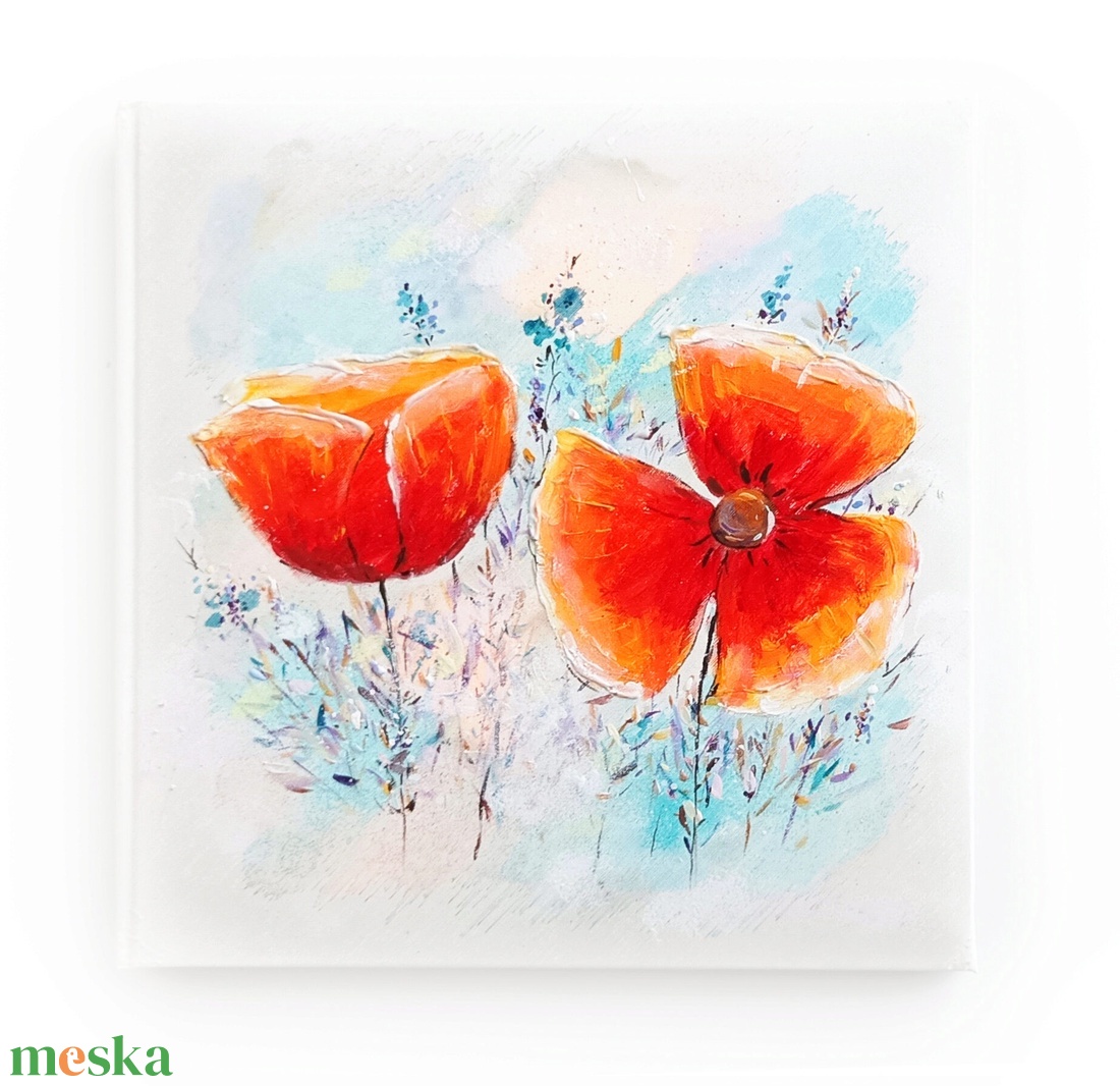 Fotóalbum pipacsokkal 25x25 cm - otthon & életmód - papír, írószer - album & fotóalbum - Meska.hu Fotóalbum pipacsokkal 25x25 cm - otthon & életmód - papír, írószer - album & fotóalbum - Meska.hu