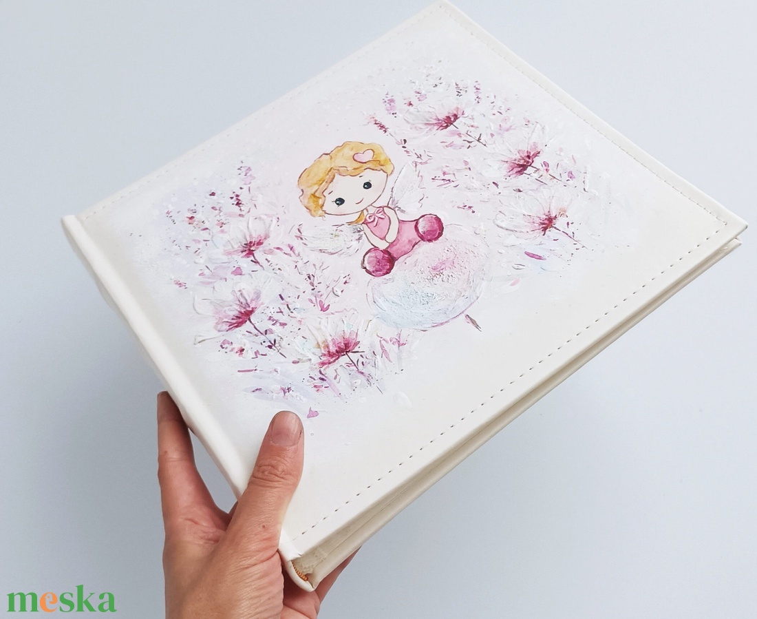 Kislány babás fotóalbum (26 x 26 cm) - esküvő - emlék & ajándék - album & fotóalbum - Meska.hu Kislány babás fotóalbum (26 x 26 cm) - esküvő - emlék & ajándék - album & fotóalbum - Meska.hu