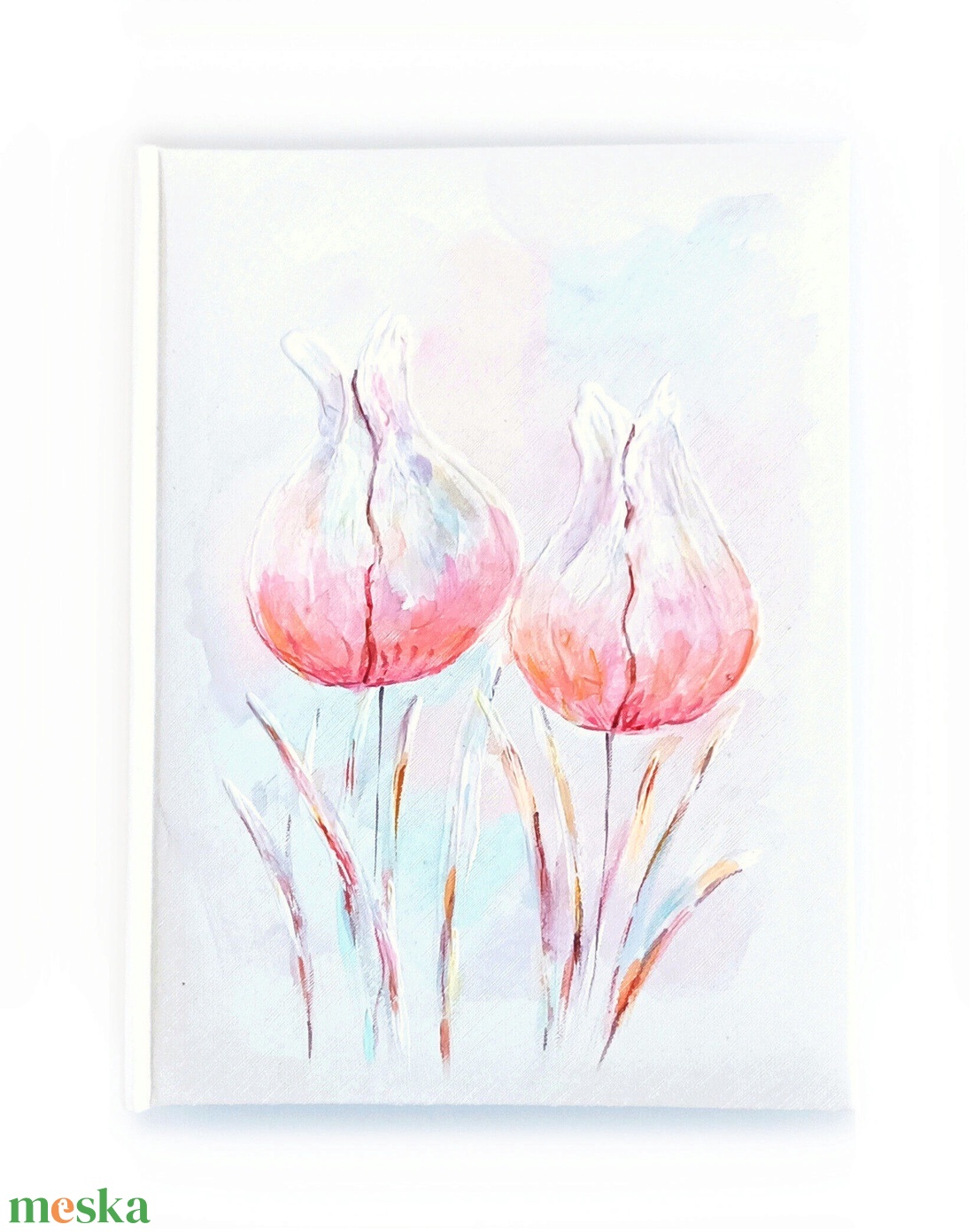 Tulipános fotóalbum 13x18 cm-es fotóknak - esküvő - emlék & ajándék - album & fotóalbum - Meska.hu