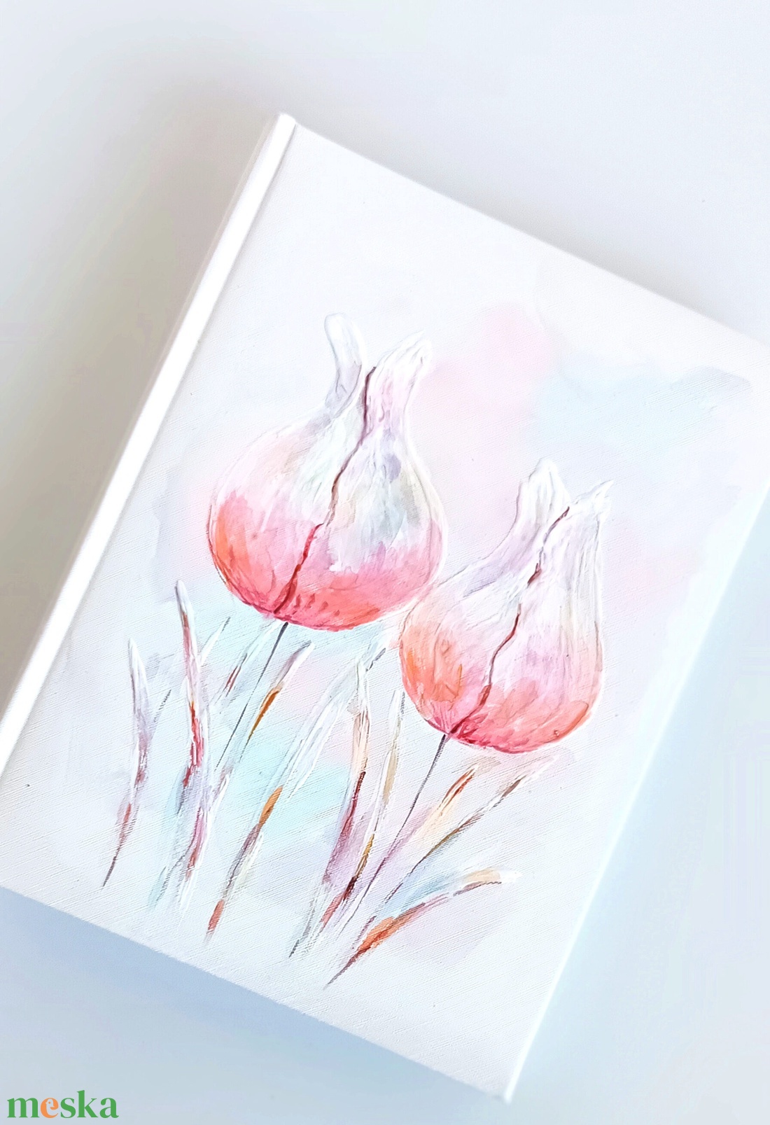 Tulipános fotóalbum 13x18 cm-es fotóknak - esküvő - emlék & ajándék - album & fotóalbum - Meska.hu