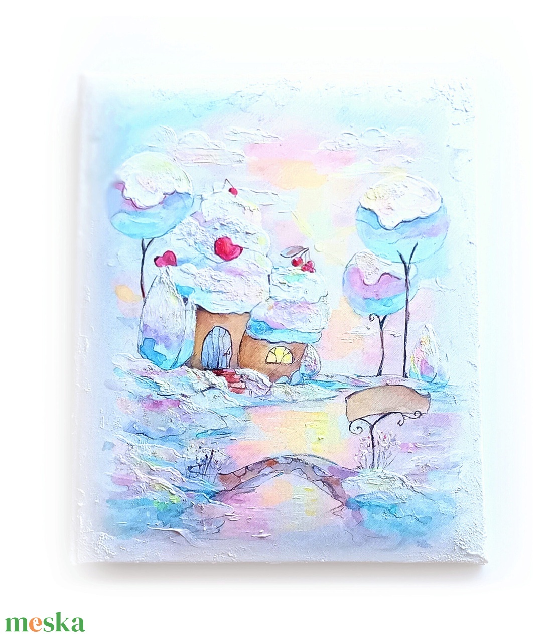 Névre szóló sütifalu fotóalbum 25x30 cm - otthon & életmód - papír, írószer - album & fotóalbum - Meska.hu