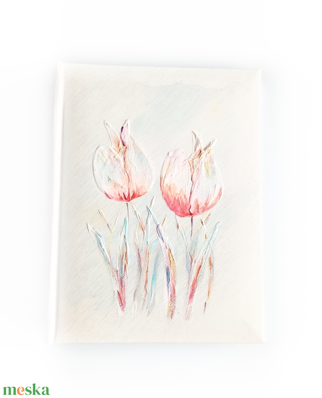 Tulipános fotóalbum 13x18 cm-es fotóknak - esküvő - emlék & ajándék - album & fotóalbum - Meska.hu