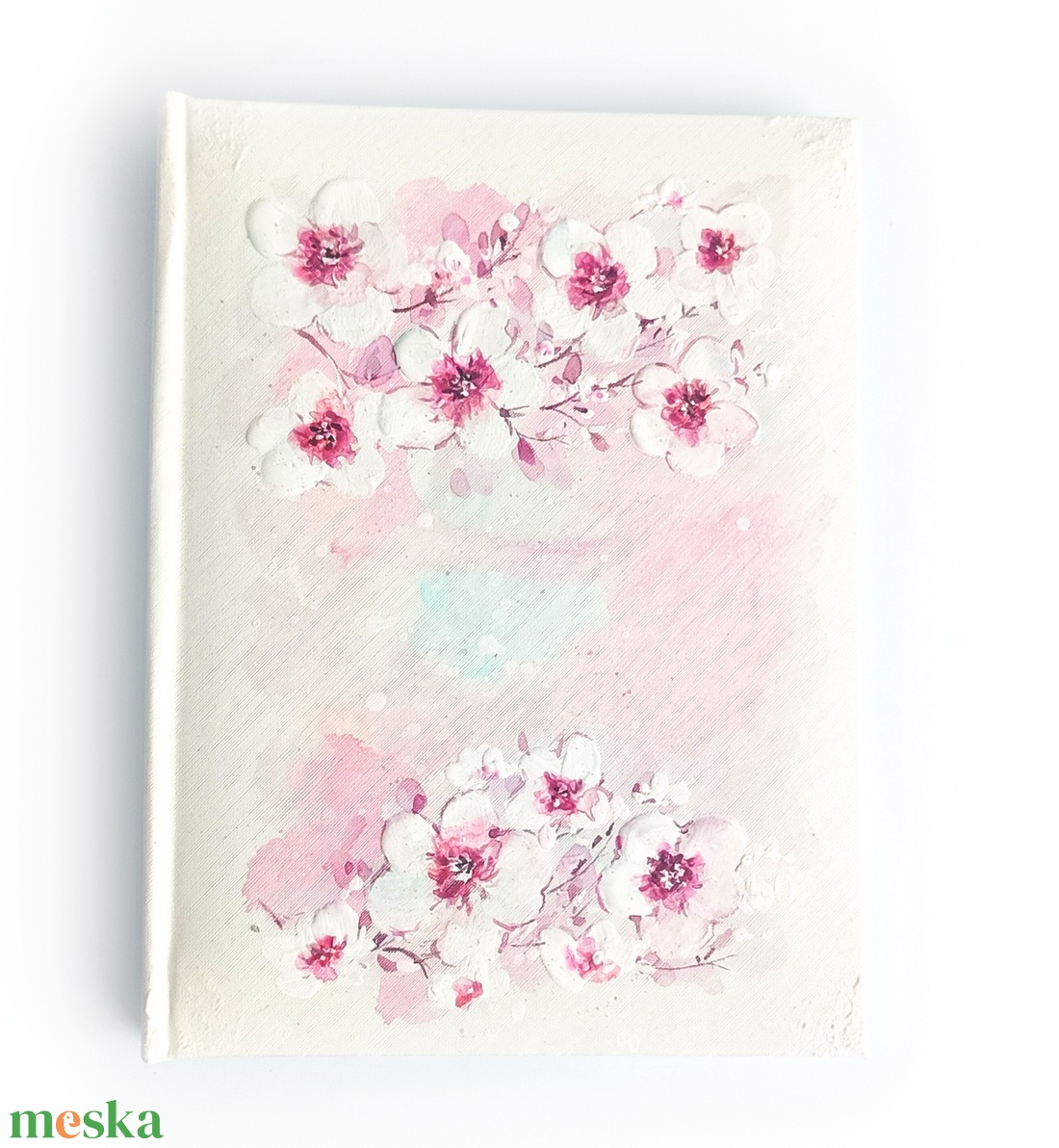 Cseresznyevirágos fotóalbum 13x18 cm-es fotóknak - esküvő - emlék & ajándék - album & fotóalbum - Meska.hu