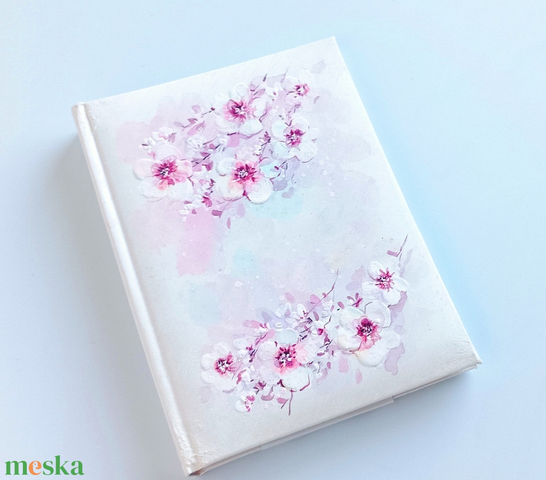 Cseresznyevirágos fotóalbum 13x18 cm-es fotóknak - esküvő - emlék & ajándék - album & fotóalbum - Meska.hu