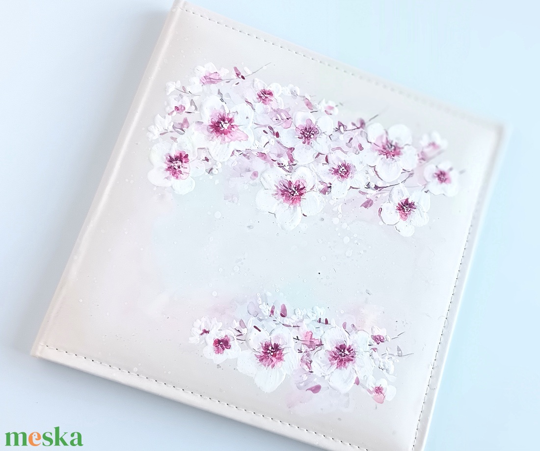 Cseresznyevirágos fotóalbum (26 x 26 cm) - esküvő - emlék & ajándék - album & fotóalbum - Meska.hu Cseresznyevirágos fotóalbum (26 x 26 cm) - esküvő - emlék & ajándék - album & fotóalbum - Meska.hu