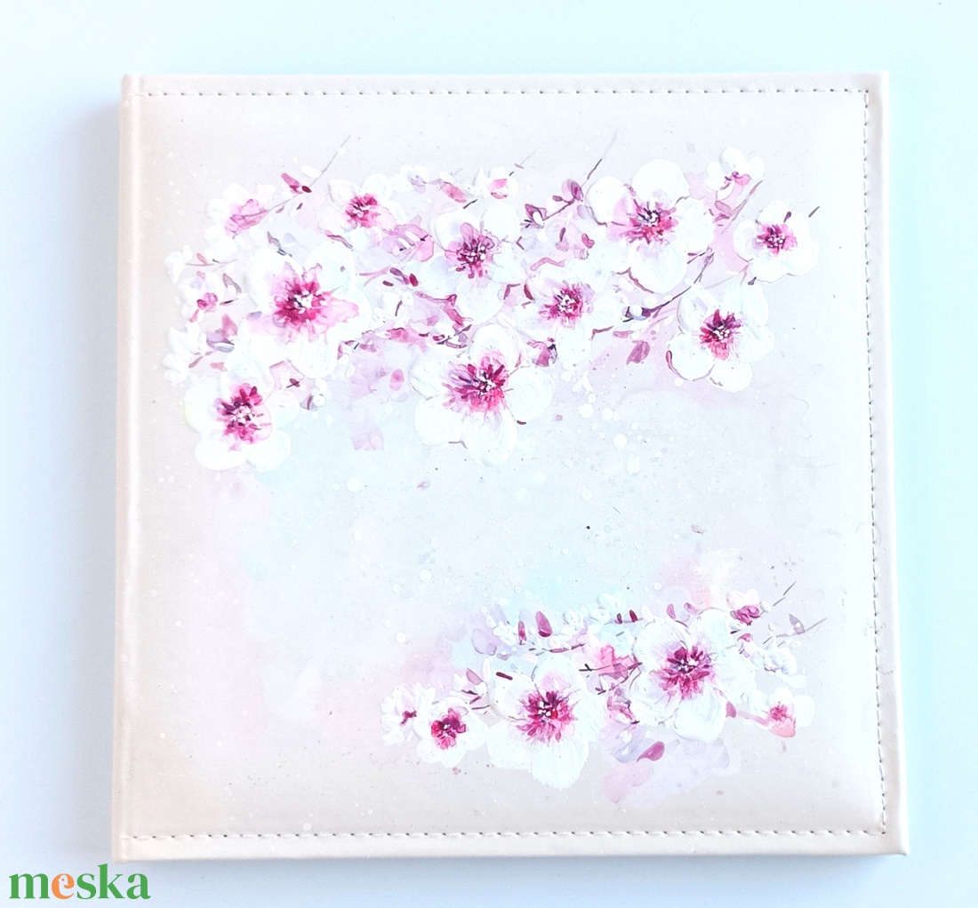 Cseresznyevirágos fotóalbum (26 x 26 cm) - esküvő - emlék & ajándék - album & fotóalbum - Meska.hu Cseresznyevirágos fotóalbum (26 x 26 cm) - esküvő - emlék & ajándék - album & fotóalbum - Meska.hu