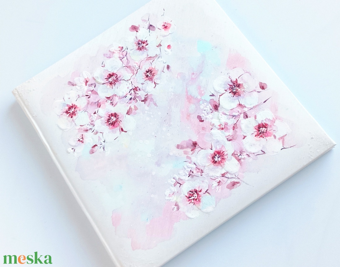 Cseresznyevirágos fotóalbum (26 x 26 cm) - esküvő - emlék & ajándék - album & fotóalbum - Meska.hu