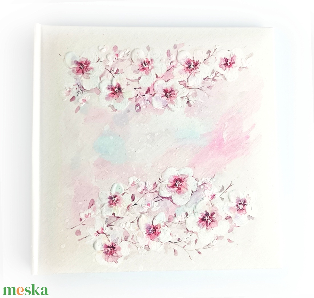 Cseresznyevirágos fotóalbum (26 x 26 cm) - esküvő - emlék & ajándék - album & fotóalbum - Meska.hu Cseresznyevirágos fotóalbum (26 x 26 cm) - esküvő - emlék & ajándék - album & fotóalbum - Meska.hu