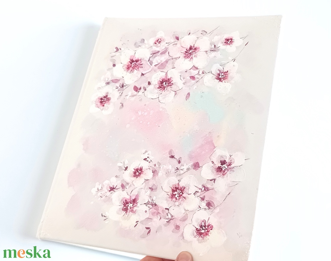 Cseresznyevirágos fotóalbum - esküvő - emlék & ajándék - album & fotóalbum - Meska.hu