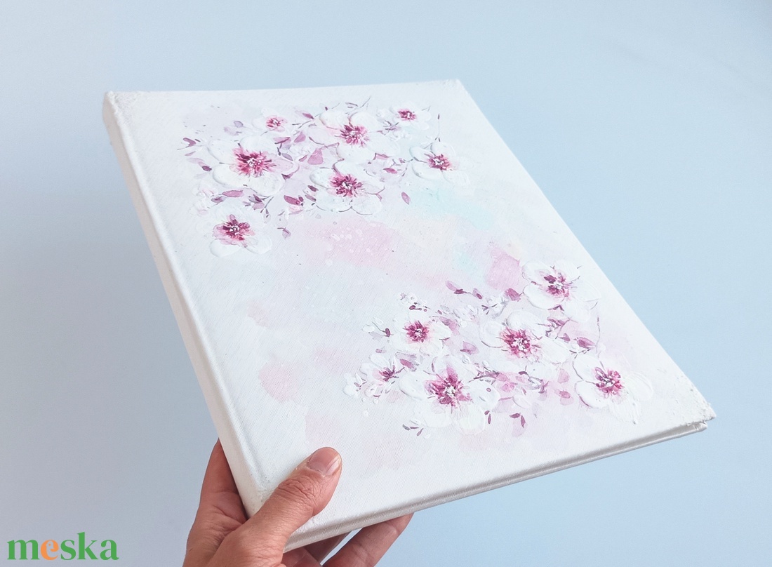 Cseresznyevirágos fotóalbum - esküvő - emlék & ajándék - album & fotóalbum - Meska.hu