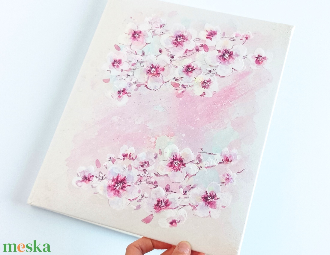 Cseresznyevirágos fotóalbum - esküvő - emlék & ajándék - album & fotóalbum - Meska.hu